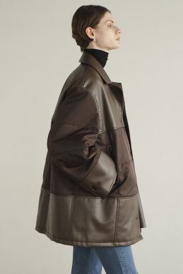 ＬＥＡＴＨＥＲ ＳＷＩＴＣＨＩＮＧ ＯＶＥＲ ＪＡＣＫＥＴ １７１０１－０１０２ | CLANE (Women)/クラネ | 三越伊勢丹オンラインストア ・通販【公式】