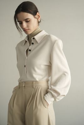 セール】POWER SHOULDER POLO TOPS（Tシャツ/カットソー