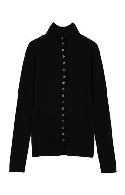W FACE BUTTON KNIT TOPS 17106