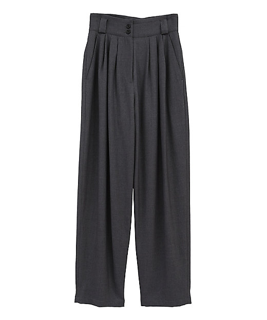 WIDE BELT TUCK PANTS 17110-7202 WIDE BELT TUCK PANTS 17110-7202