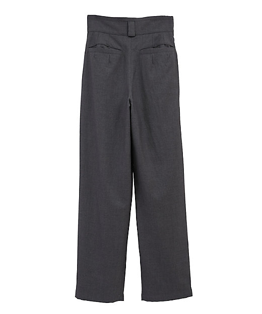 WIDE BELT TUCK PANTS 17110-7202 WIDE BELT TUCK PANTS 17110-7202