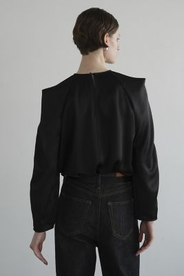 CONSTRUCTIVE SATIN BLOUSE 17122