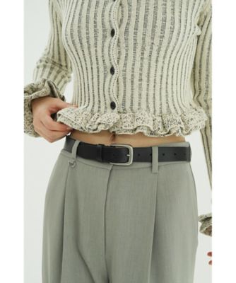 ＜CLANE (Women)＞ＧＥＮＵＩＮＥ　ＬＥＡＴＨＥＲ　ＢＥＬＴ　１７１３６ー８２２２