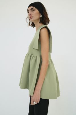 ＳＱＵＡＲＥ　ＳＥＬＥＥＶＥ　ＧＡＴＨＥＲ　ＫＮＩＴ　ＴＯＰＳ　１８１０６－２１３２