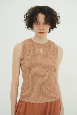 Ｗ　ＦＡＣＥ　ＨＡＬＬ　ＫＮＩＴ　ＴＯＰＳ　１８１０６－２１８２