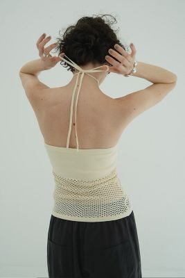ＧＥＯＭＥＴＲＩＣ　ＨＯＬＥ　ＫＮＩＴ　ＴＯＰＳ　１８１０６－２２０２
