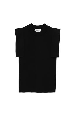 ＳＱＵＡＲＥ　ＳＬＥＥＶＥ　ＫＮＩＴ　ＴＯＰＳ　１８１０６－２２５２