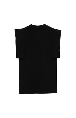 ＳＱＵＡＲＥ　ＳＬＥＥＶＥ　ＫＮＩＴ　ＴＯＰＳ　１８１０６－２２５２