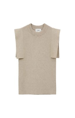 ＳＱＵＡＲＥ　ＳＬＥＥＶＥ　ＫＮＩＴ　ＴＯＰＳ　１８１０６－２２５２