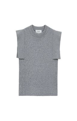 ＳＱＵＡＲＥ　ＳＬＥＥＶＥ　ＫＮＩＴ　ＴＯＰＳ　１８１０６－２２５２