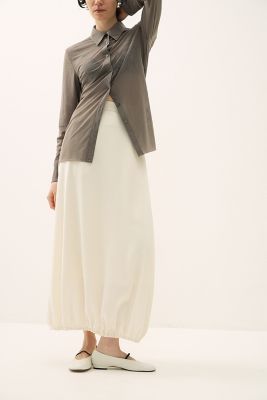 CLANE (Women)/クラネ ＳＡＴＩＮ　ＢＡＬＬＯＯＮ　ＳＫＩＲＴ　１８１０９－６０４２
