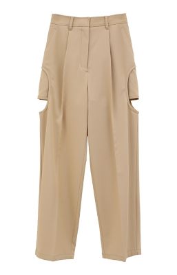 SIDE CIRCLE CUT PANTS（その他パンツ）｜CLANE（クラネ）の