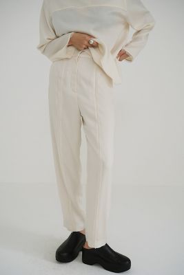 ＜CLANE (Women)＞ＦＲＩＮＧＥ　ＬＩＮＥ　ＴＡＰＥＲＥＤ　ＰＡＮＴＳ　１８１１０－７１６２