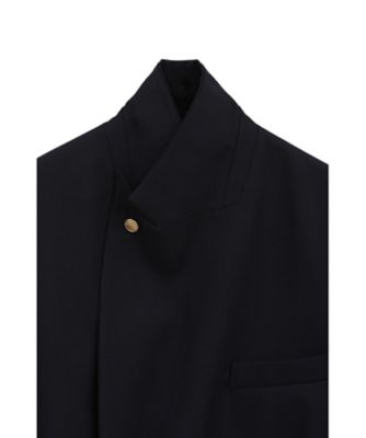 OVER SHOULDER GOLD BUTTON BLAZER