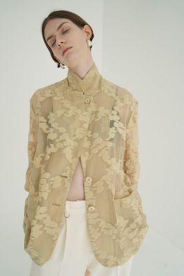 新品未使用 CLANE （クラネ）/ボタニカル ジャガードDRESS COAT 新品未使用 CLANE （クラネ）/ボタニカル ジャガードDRESS COAT