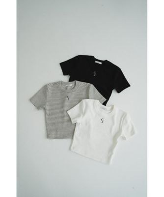 LOGO CROPPED TIGHT TEE 19105ー