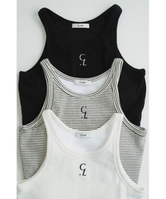 CLANE クラネ V/N TIGHT LONG TANK TOP サイズ1 セール】V/N TIGHT LONG TANK TOPS（タンクトップ）｜CLANE（クラネ