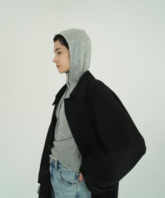 クラネ Wool Rib Hooded Tight Tops 1サイズ WOOL RIB HOODED TIGHT TOPS｜TOPS(トップス)｜CLANE OFFICIAL