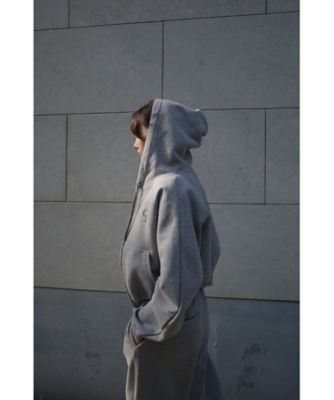 LOGO COMPACT ZIP UP HOODIE 19105ー