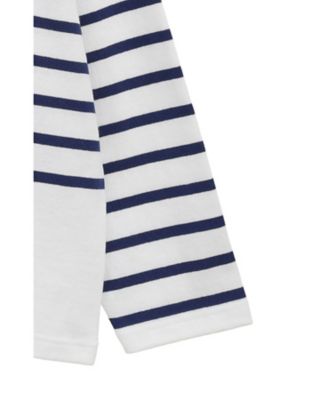 WIDE HENRY NECK BORDER TOPS 19105ー