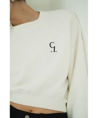 LOGO SHORT SWEAT TOPS 19105ー1252