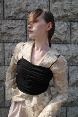 SHIRRING CAMI TOPS 19105－1272 | CLANE