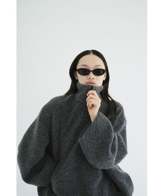 ＜CLANE (Women)＞ＳＬＩＶＥＲ　ＨＡＬＦ　ＺＩＰ　ＴＯＰＳ　１９１０５ー１４２２