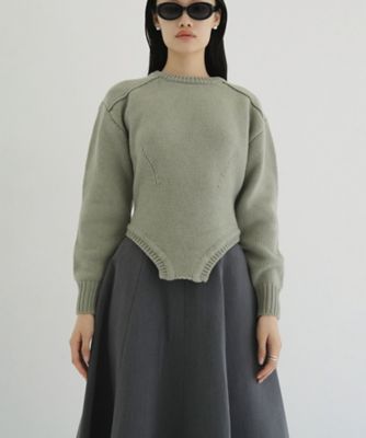 トップス CLANE LOW GAUGE BODYSUIT KNIT TOPS セール】LOW GAUGE BODYSUIT KNIT TOPS（ニット/セーター）｜CLANE