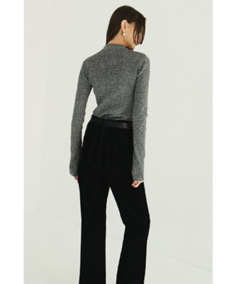 H／N RIB KNIT TOPS 19106ー2222 | CLANE