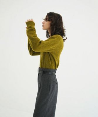 ＜CLANE (Women)＞ＹＡＫ　Ｖ　ＮＥＣＫ　ＫＮＩＴ　ＴＯＰＳ　１９１０６ー２３０２