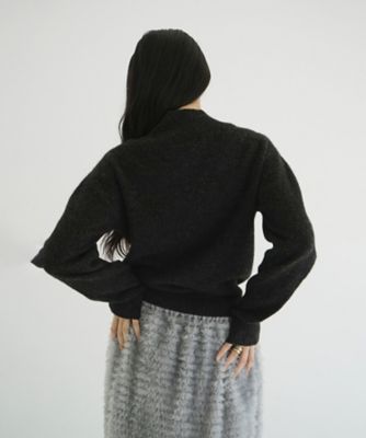 YAK V NECK KNIT TOPS 19106ー2302 | CLANE