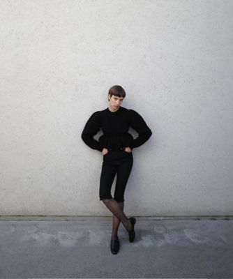 PEPLUM HAND KNIT TOPS 19106ー2322