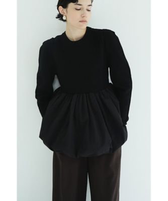 DOCKING POWERSHOULDER KNIT TOPS