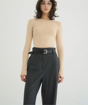 ＜CLANE (Women)＞ＳＨＯＵＬＤＥＲ　ＰＡＤＳ　ＫＮＩＴ　ＴＯＰＳ　１９１０６ー２４０２