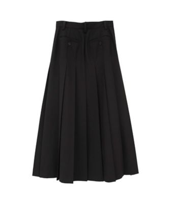 WIDE PLEATS LONG SKIRT 19109ー