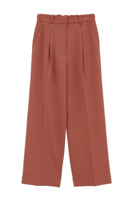 CLANE☆2WAY STRAIGHT TUCK PANTS CLANE | 2WAY TUCK STRAIGHT PANTS color：GRAY / IVORY
