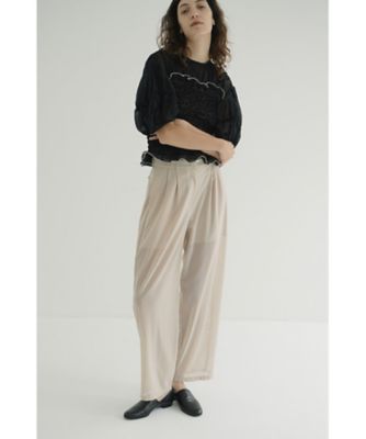 ＜CLANE (Women)＞ＳＨＥＥＲ　ＴＵＣＫ　ＰＡＮＴＳ　１９１１０ー７１６２