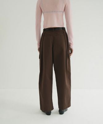 WIDE TUCK WORK PANTS 19110ー7172