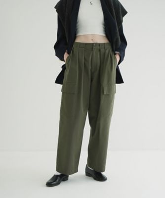 WIDE TUCK WORK PANTS 19110ー7172