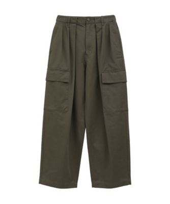 CLANE WIDE TUCK WORK PANTS アイボリー 1 CLANE 正規商品 クラネ ワイドタック ワークパンツ WIDE TUCK
