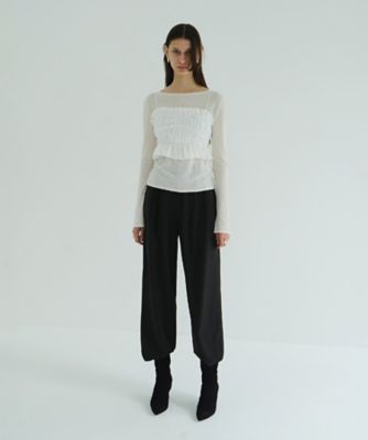 ＜CLANE (Women)＞ＢＡＳＩＣ　ＴＵＣＫ　ＰＡＮＴＳ　１９１１０ー７２０２