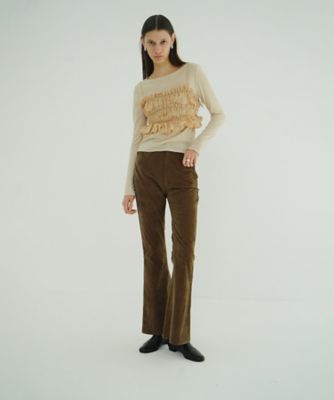 ＜CLANE (Women)＞ＶＥＬＶＥＴ　ＢＥＬＬＢＯＴＴＯＭＳ　１９１１０ー７２２２