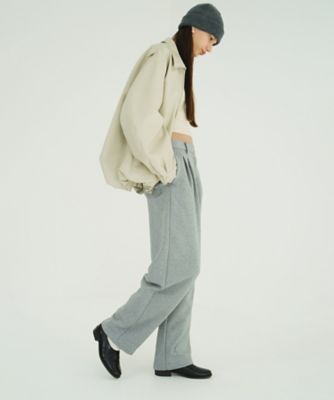 TWO TUCK SWEAT PANTS 19110ー7262 | CLANE