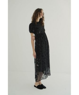 【限定価格】美品 クラネ フローレット オパール ワンピース グリーン 2サイズ CLANE（クラネ）の「【CLANE(クラネ)】フローレットオパール