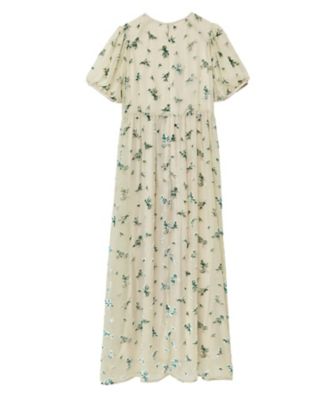 CLANE 2WAY FLOWER OPAL ONE PIECE クラネ FLOWER OPAL PUFF ONEPIECE 19112ー