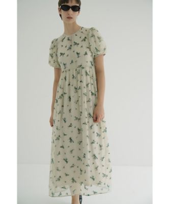 FLOWER OPAL PUFF ONEPIECE 19112ー