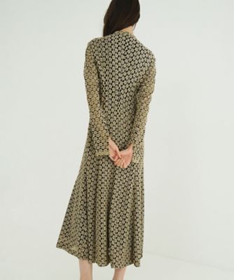 【公式】flower lace drape one-piece サイズ:2 flower lace drape one-piece – Acka online store