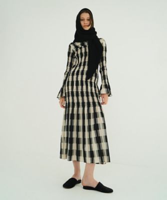 CLANE SHIRRING LONG ONEPIECE クラネ SHIRRING LONG ONEPIECE 19112ー