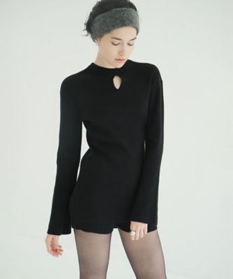 W FACE KNIT MINI ONEPIECE 19112ー