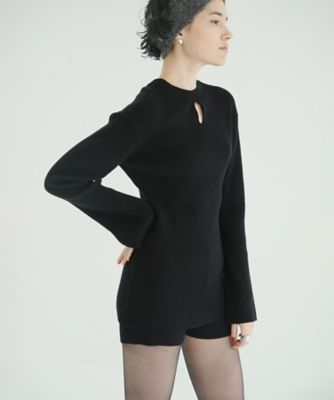W FACE KNIT MINI ONEPIECE 19112ー